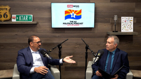 AZ Political Podcast guest and Secretary of State Adrian Fontes.