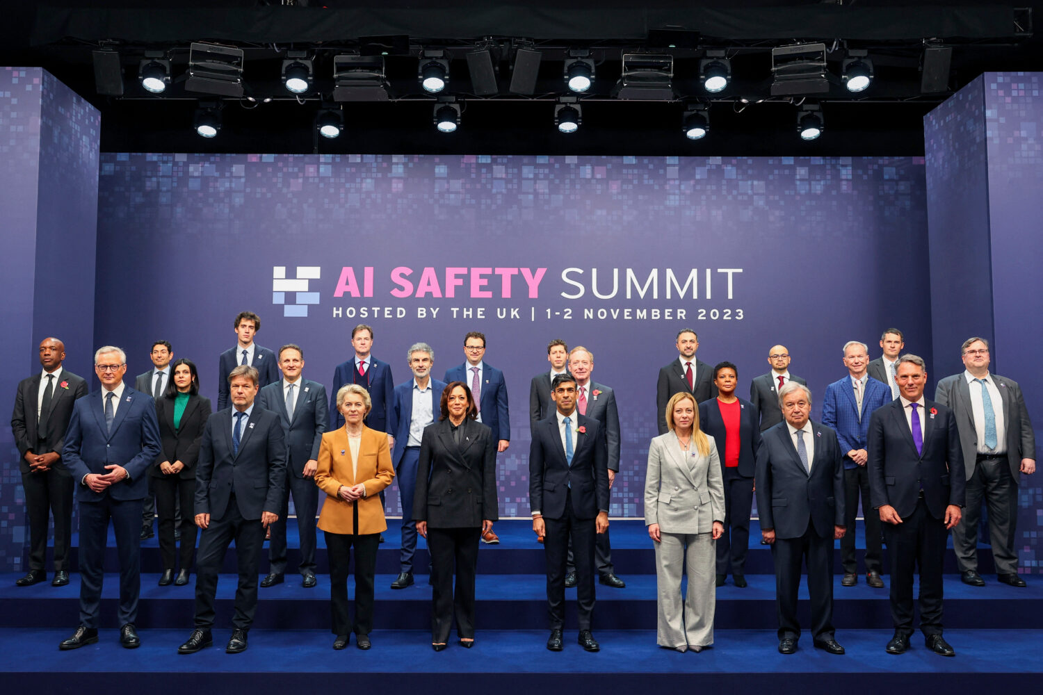 FILE - First row, from left, France's Minister for Economy, Finance, Industry and Digital Security ...