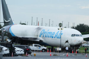 Amazon suspends use of 21 Air, cargo carrier whose plane careened off Miami runway