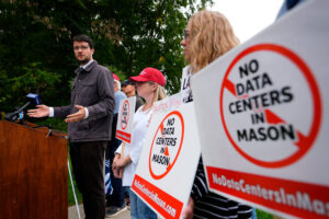 AI fears are fueling progressive Democrat’s campaign in Michigan battleground district