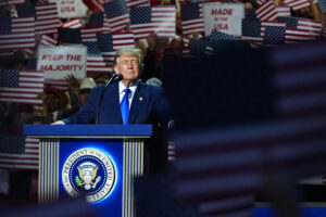 Trump takes center stage at Republicans’ first midterm convention