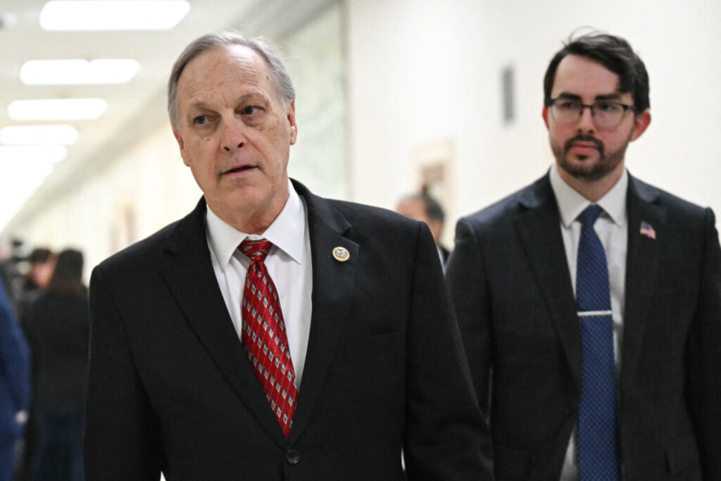 Rep. Andy Biggs, R-Ariz., introduced a $19 billion bill to fund water infrastructure and cut permit requirements across the Colorado River Basin. Biggs is running for governor. (Photo by Andrew Caballero-Reynolds/AFP via Getty Images)