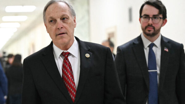 Rep. Andy Biggs, R-Ariz., introduced a $19 billion bill to fund water infrastructure and cut permit requirements across the Colorado River Basin. Biggs is running for governor. (Photo by Andrew Caballero-Reynolds/AFP via Getty Images)