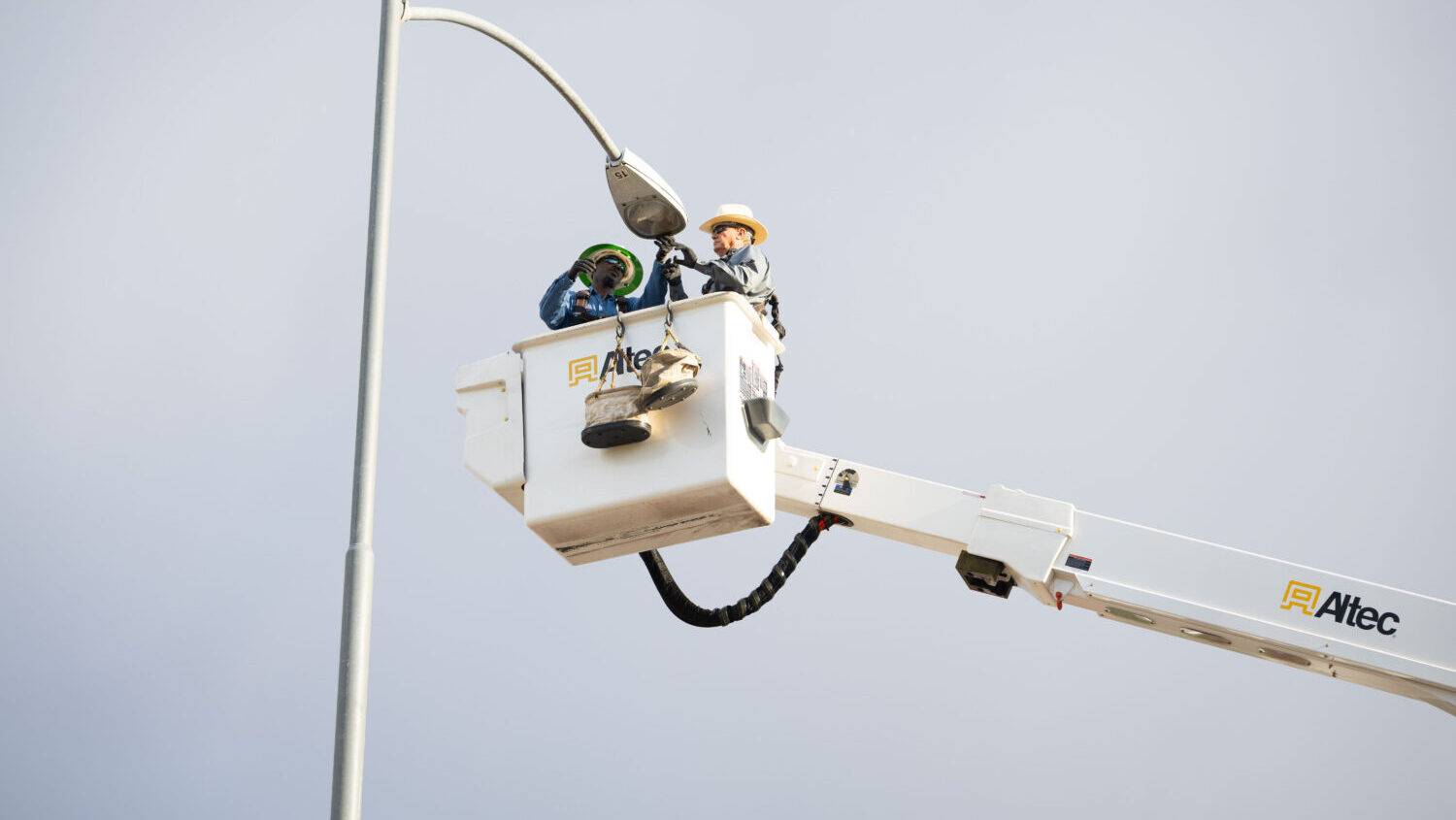 The city of Mesa's transportation department has completed a seven-year project that converted 46,0...