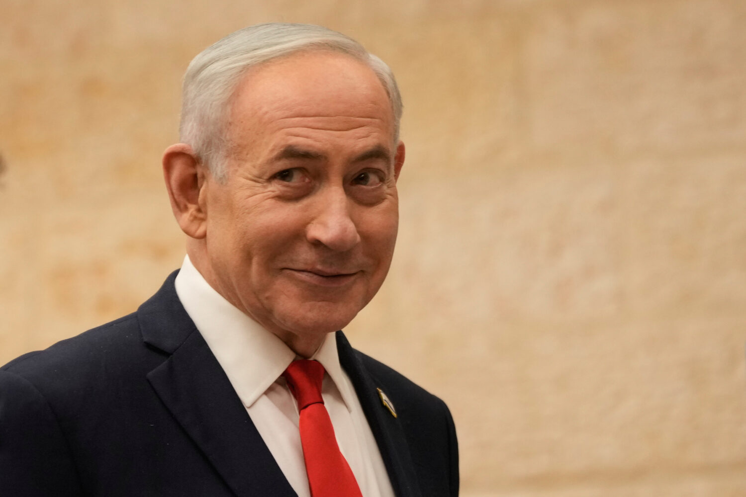 Israeli Prime Minister Benjamin Netanyahu, casts his ballot in his Likud party primary elections ah...