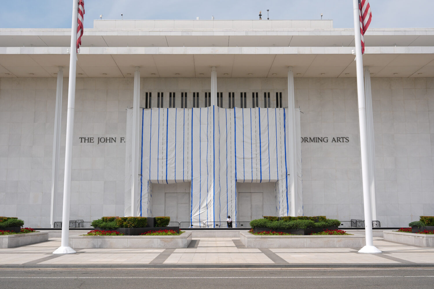 The John F. Kennedy Center for the Performing Arts, is seen, Wednesday, Sept. 2, 2026, in Washingto...