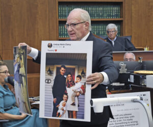 The Latest: Deadlocked jury in Lindsay Clancy trial returns for sixth day of deliberation