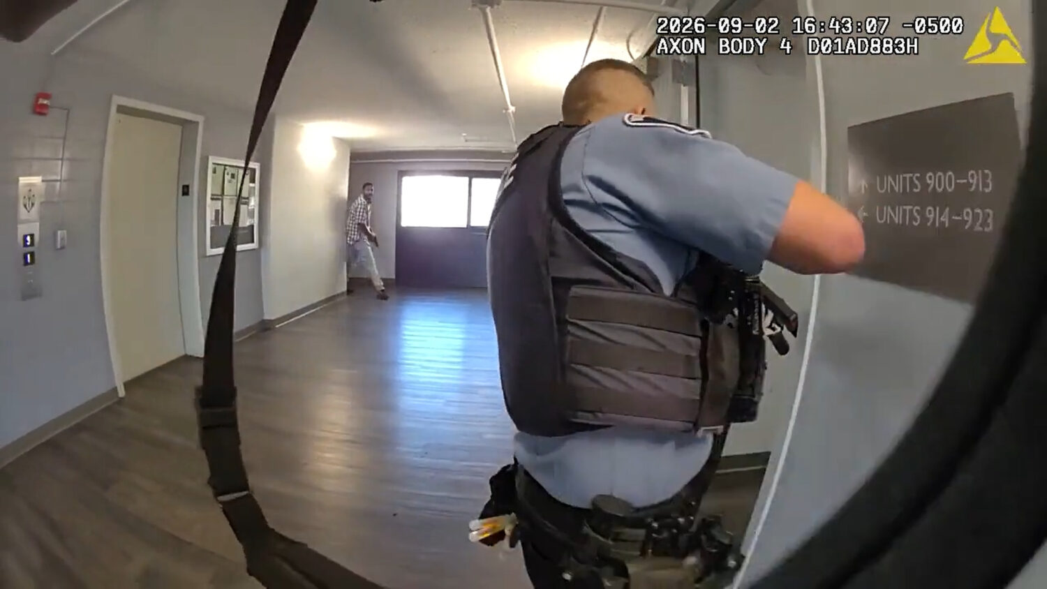 This image made from body camera video provided by the Minneapolis Police Department of a Wednesday...