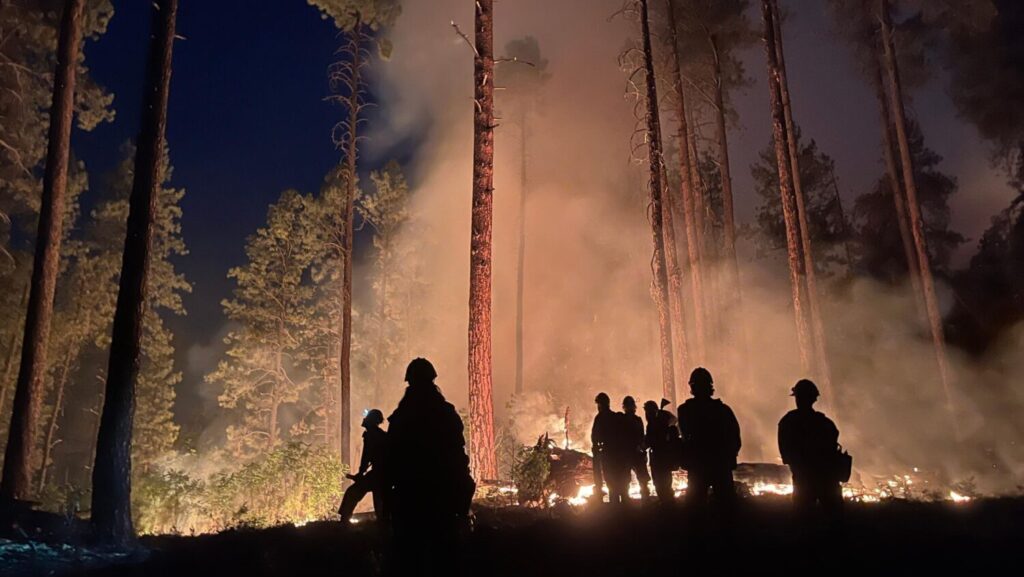 Oak Creek near Sedona is set to reopen as Pocket Fire conditions improve. (InciWeb photo)