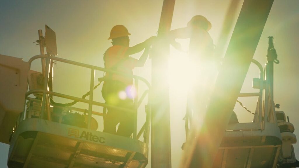 ADOT workers brave the heat along a Valley highway. The agency is suspending construction closures over the Labor Day weekend. (Arizona Department of Transportation)