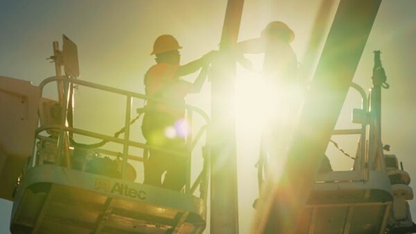 ADOT workers brave the heat along a Valley highway. The agency is suspending construction closures over the Labor Day weekend. (Arizona Department of Transportation)
