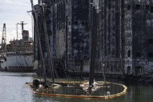 Schooners that graced a Maine-themed quarter or hosted Cousteau rest at the bottom of a NYC canal