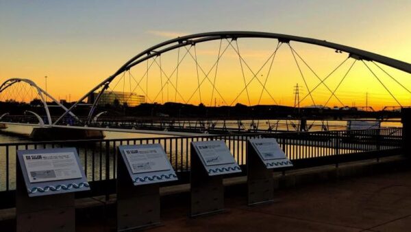 Fire crews were working to recover a body from Tempe Town Lake on Monday morning, authorities said. 