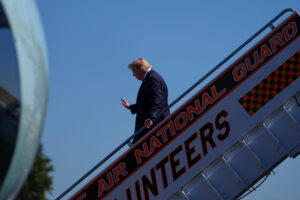 CNN says it was left off Air Force One for Trump’s Saturday trip to a college football game