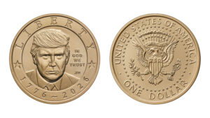 Heads or tails? $1 coin with Trump’s face and gold finish to go on sale