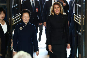 Melania Trump hosts China’s first lady for an outing that is watched for diplomacy and style
