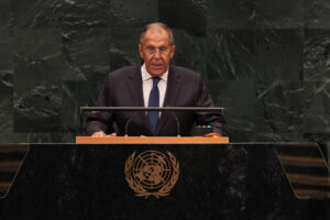 German, Russian foreign ministers have rare meeting at UN