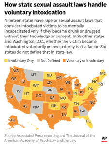 Cornell rape allegations lead to renewed scrutiny of laws on intoxication and consent