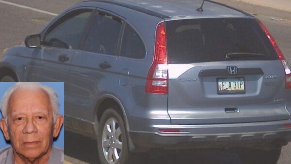 Julio Nieves-Hernandez, 85, was last seen in this Honda CRV near 35th Avenue and McDowell Road in Phoenix. (Photos via AZDPS)