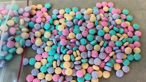 The "rainbow fentanyl" that Amanda "Queen of the South" Miller claimed to have come up with. (Photo...