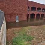 photo of damage to red mountain high school