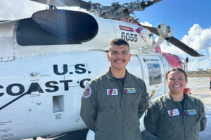 AP Interview: Coast Guard swimmer says he fought waves, darkness to rescue 16 people from ocean