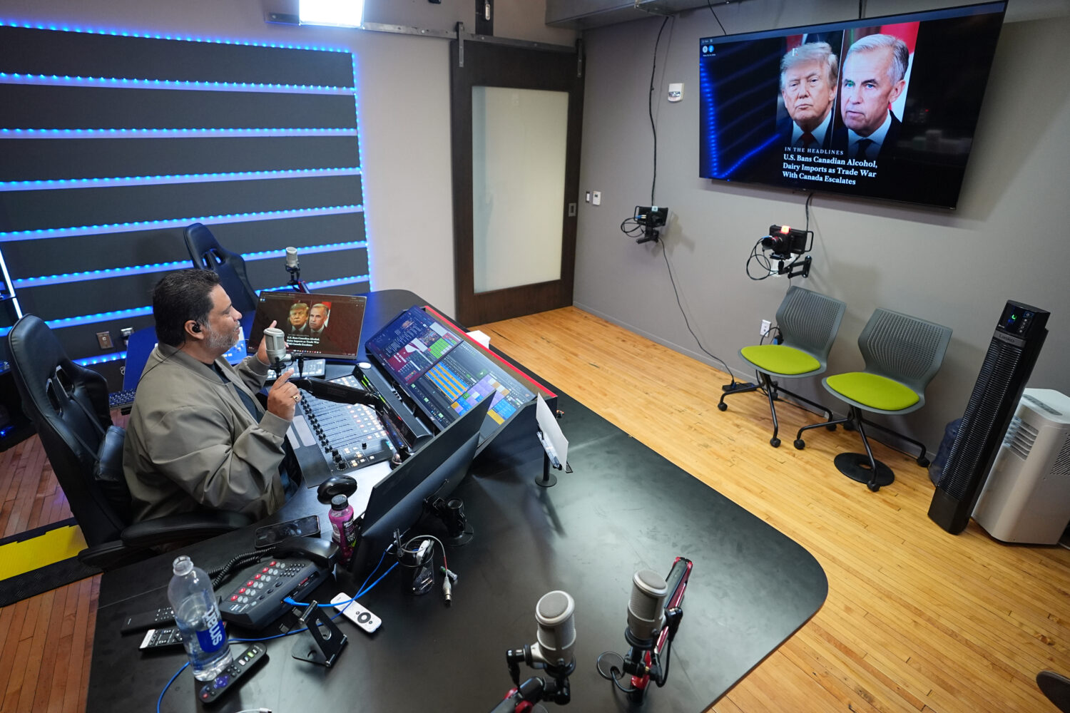 Victor Martinez, who runs La Mega 101.7, a Spanish-language radio station in Pennsylvania's Lehigh ...