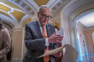 Chuck Schumer has broad support from his caucus, but midterms could decide his future as leader