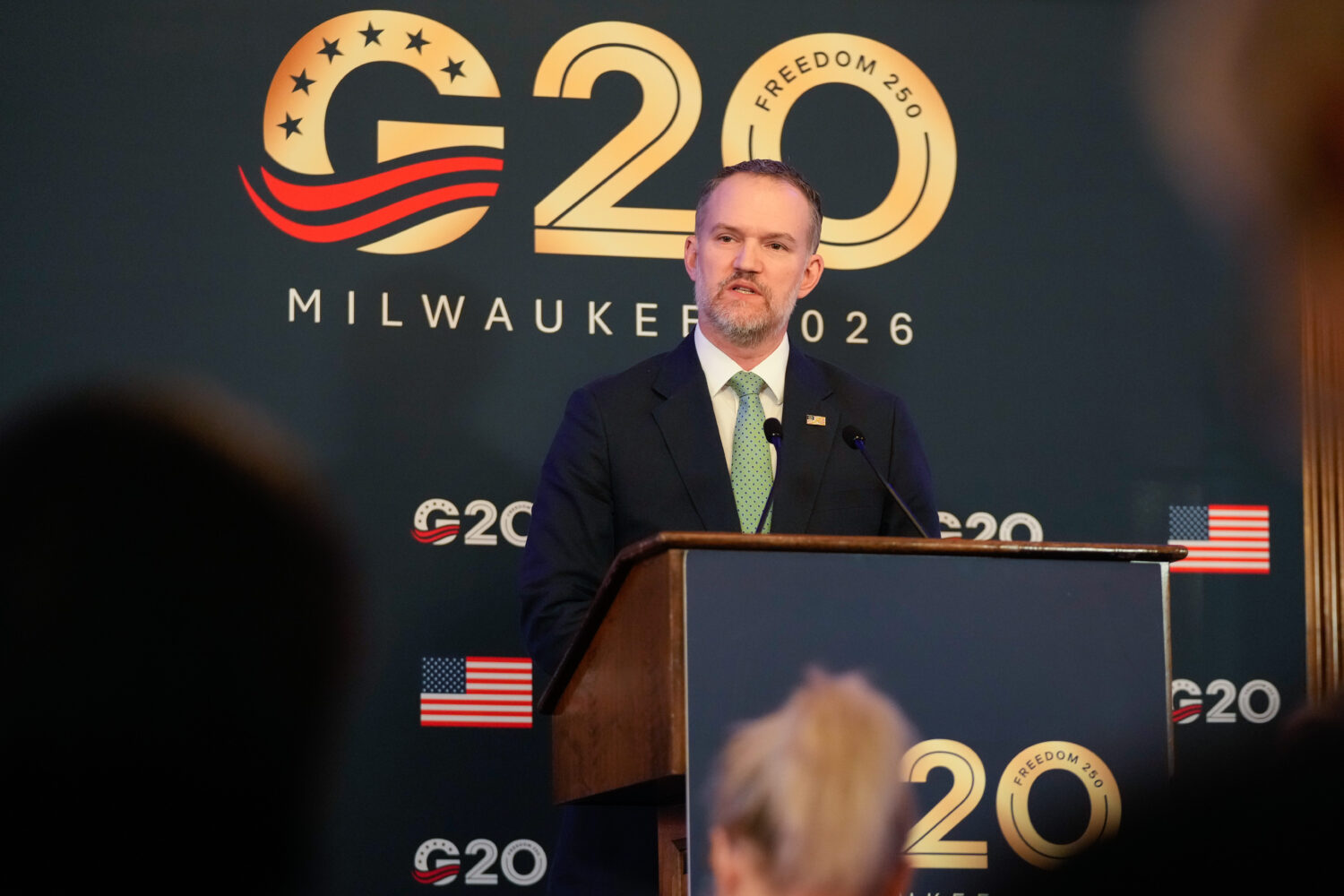 U.S. Trade Representative Jamieson Greer speaks during a press conference Thursday, Oct. 1, 2026, a...