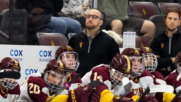 ASU hockey coach Greg Powers