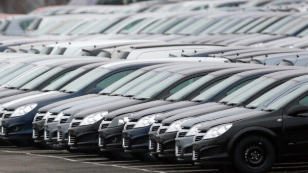 ELLESMERE PORT, ENGLAND - FEBRUARY 18: Vauxhall motor cars sit in the distribution yard at the company's manufacturing plant on February 18, 2009 in Ellesmere Port, England. Vauxhall's parent company General Motors and Chrysler are are seeking a further USD $21.6bn in aid as they release plans to cut 50,000 jobs. (Photo by Christopher Furlong/Getty Images)