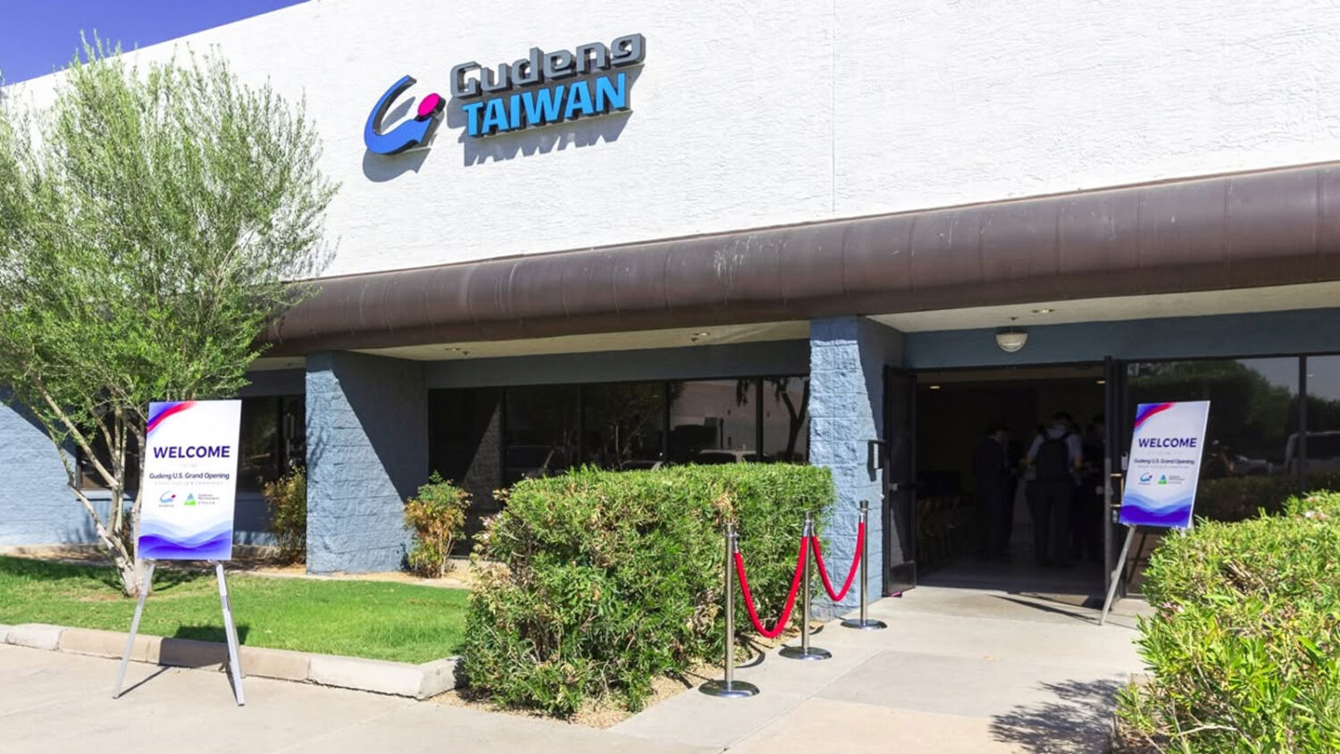 Gudeng Precision Industrial Co. on Wednesday opened its new 12,000-square-foot production plant. (A...