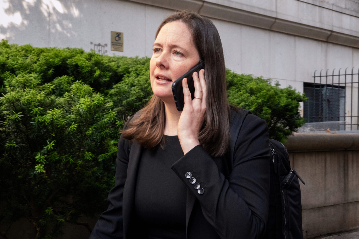 FILE - Assistant U.S. Attorney Maurene Comey is outside court during the Sean "Diddy" Combs' sex tr...