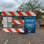 Canyon Lake is closed for dam maintenance. (KTAR News photo/Heidi Hommel)