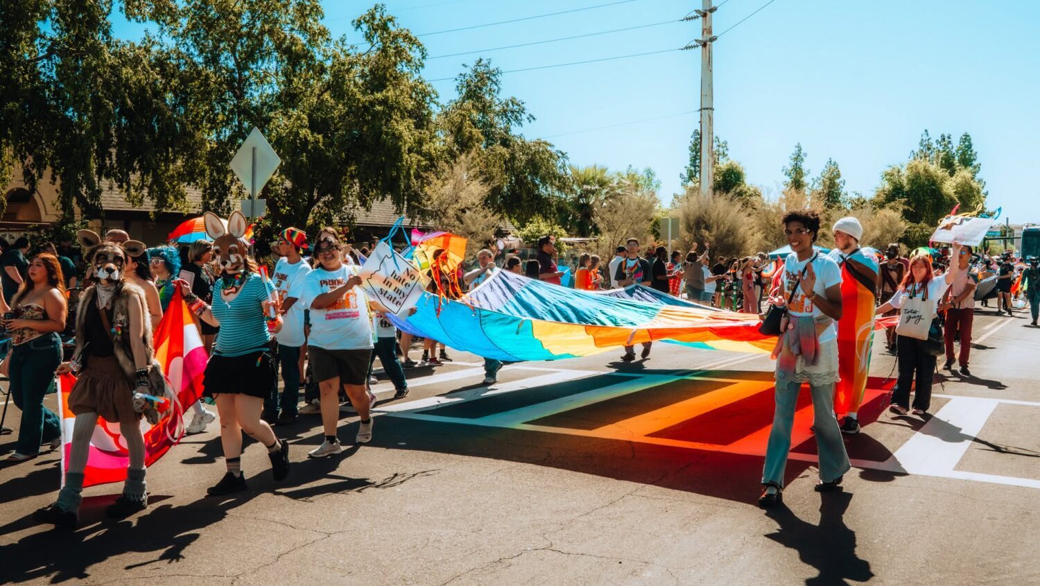 Details for the 45th Phoenix Pride Festival and Parade, which include concerts, festivities, parade...