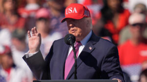 President Donald Trump insults Gov. Katie Hobbs in Bullhead City rally: ‘She’s just a dumb person’