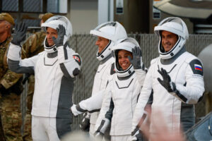 SpaceX launches 4 astronauts on a fast track to the International Space Station