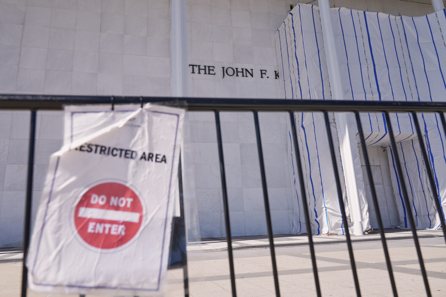 The John F. Kennedy Center for the Performing Arts is seen, Thursday, Oct. 8, 2026, in Washington. ...