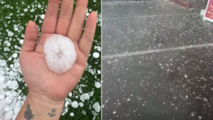 NWS warns of destructive baseball-sized hail across Valley