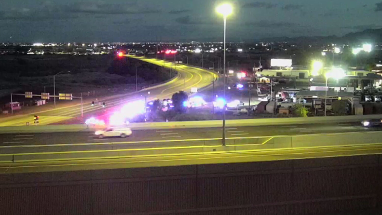 Country Club Drive was closed near Loop 202 for police activity Tuesday morning. (ADOT)...