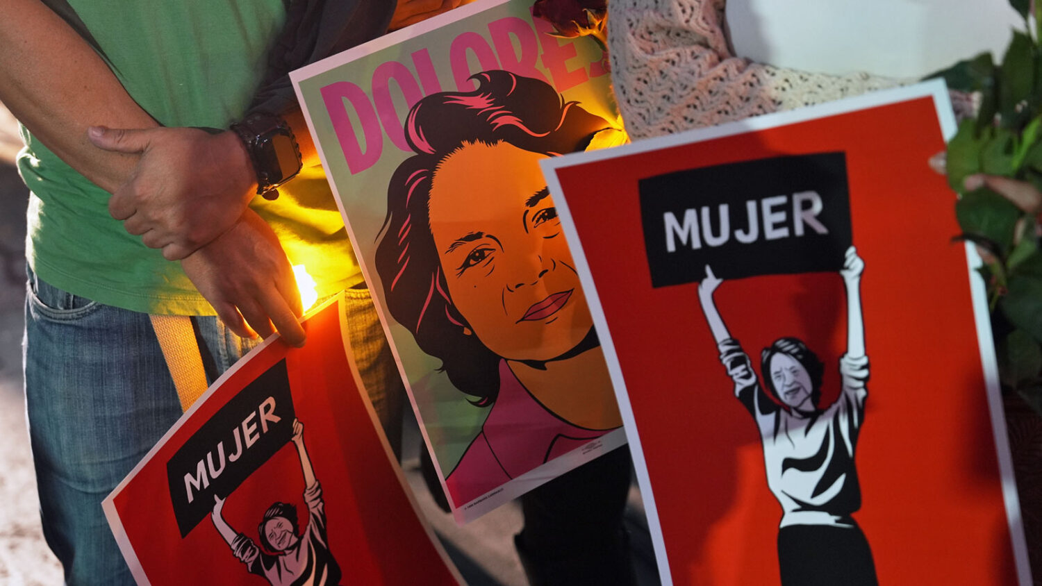 Arizona flags are flying at half-staff Thursday to honor worker rights pioneer Dolores Huerta....