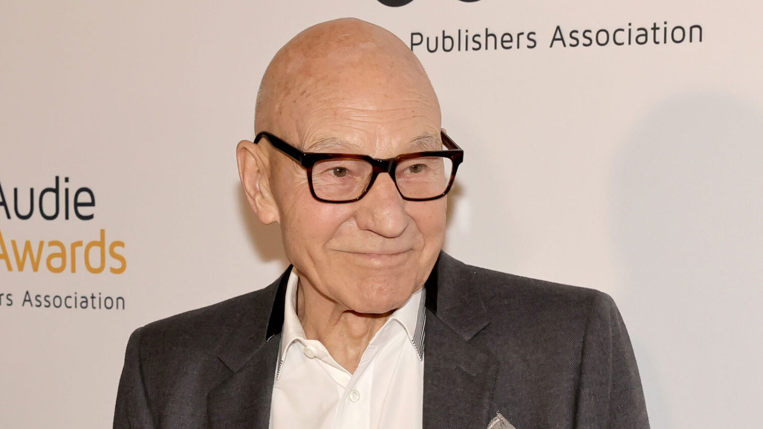 LOS ANGELES, CALIFORNIA - MARCH 04: Patrick Stewart arrives at the Audie Awards Gala at Avalon Holl...