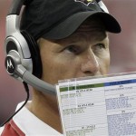 Arizona Cardinals head coach Ken Whisenhunt works from the sideline during the first half of the NFL NFC championship football game against the Philadelphia Eagles Sunday, Jan. 18, 2009, in Glendale, Ariz. (AP Photo/David J. Phillip)