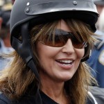 Sarah Palin, former GOP vice presidential candidate and Alaska governor, smiles as she greets supporters as they get ready for the Rolling Thunder ride from Pentagon Sunday, May 29, 2011, during the Memorial Day weekend in Washington. (AP Photo/Alex Brandon)
