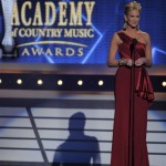 Nancy O'Dell speaks onstage at the 47th Annual 
Academy of Country Music Awards on Sunday, 
April 1, 2012 in Las Vegas. (AP Photo/Mark J. 
Terrill)