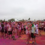 The party after The Color Run 5K. (Photo: Amy Donaldson)