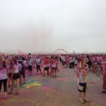 The finish area of The Color Run 5K. (Photo: Amy Donaldson)