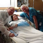 Proud new parents Carmen and Mike Matthews with Dr. John Elliott, who delivered the quintuplets Sept. 6, 2012 at Banner Desert Medical Center. Elliott is on staff at Banner and director of perinatal services at Southwest Contemporary Women's Care in Scottsdale.