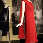 Red dress from fashion designer Madeleine Vionnet.