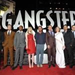 Robert Patrick, Ryan Gosling, Anthony Mackie, Emma Stone, Sean Penn, Josh Brolin, Mireille Enos, Michael Pena, and Giovanni Ribisi attend the LA premiere of "Gangster Squad" at Grauman's Chinese Theater on Monday, Jan. 7, 2013, in Los Angeles. (Photo by John Shearer/Invision/AP)